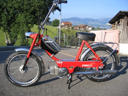 Puch Allegro 2-Gang handgeschaltet, ging in die Zentralschweiz
